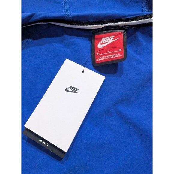 Nike Tech Woven Tracksuit Jacket Windbreaker Royal Blue Men’s Medium HM7151-480 - Picture 6 of 9